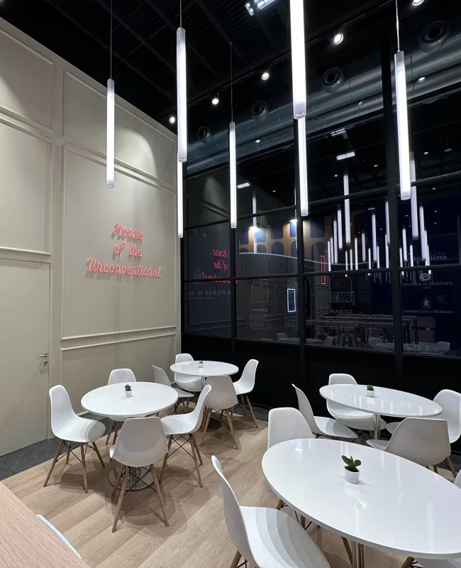 Stand Pasqua alla fiera Vinitaly del 2023